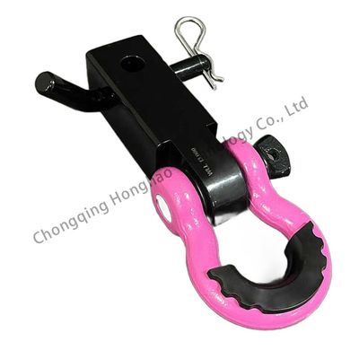 Harga yang bagus Heavy Duty Forged Off Road Bow Shackle 3/4 Inch Pink Yellow Black Custom Galvanized Metric 0.5T-85T on line