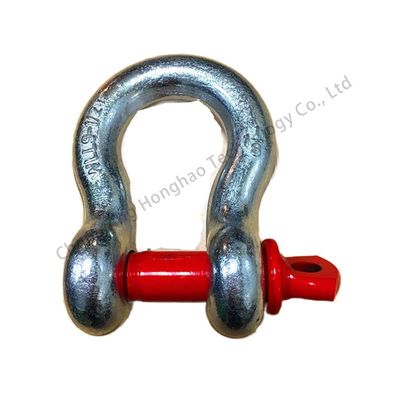 Harga yang bagus Electrolytic Treatment Finish Dee Shackles for Trailer Security and Marine Rigging on line