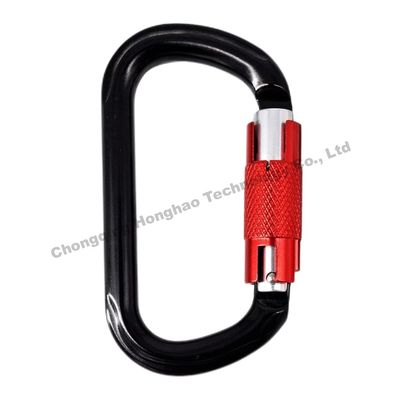 Harga yang bagus Karabiner Auto-Lock Bentuk O 25KN Perlengkapan Penting untuk Pecinta Panjat Tebing Luar Ruangan on line