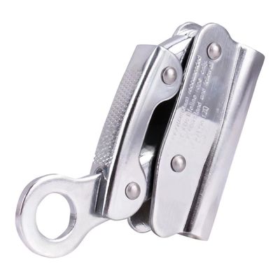 Harga yang bagus Perlengkapan Perlindungan Luar Ruang Aluminium Alloy High Altitude Safety Rope Self-Locking Device on line