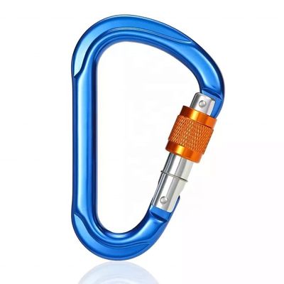 Harga yang bagus Pengolahan elektrolitik Finish Industri Berat Aluminium Carabiner Hook Custom Clip on line