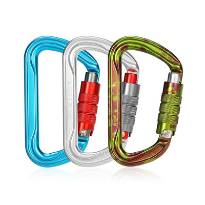 Harga yang bagus Kait Carabiner Aluminium Kapasitas Beban 30KN untuk Aktivitas Luar Ruangan on line