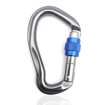 Harga yang bagus Kustomisasi Logo Panjat Tebing Paduan Aluminium Kait Jepret Aluminium Carabiner Tugas Berat on line