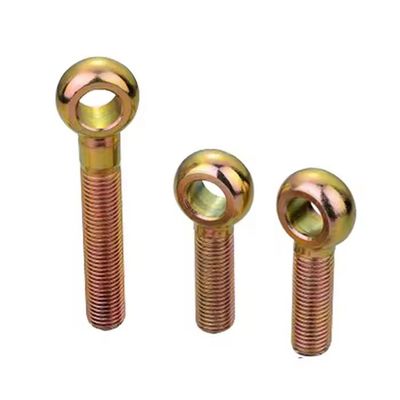Harga yang bagus Galvanized Carbon Steel Cold Forging Eye Swivel Lifting Eyebolt M5 M8 M10 DIN444 Fish Eye Bolt untuk aplikasi tugas berat on line
