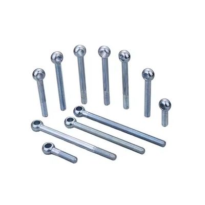 Harga yang bagus ZINC Galvanized Carbon Steel DIN 444 Eye Bolts Precision Forged Eye Screw Swing Bolt Mechanical Fastener on line