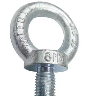 Harga yang bagus ZINC Finish DIN 580 Standar M16 Ukuran Metrik Bolt Mata Baja Karbon untuk Angkat Berat on line