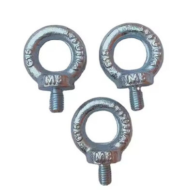 Harga yang bagus ZINC Finish High Strength Carbon Steel Eye Nut Ring nut untuk Heavy Duty DIN 580 Eye Bolt on line