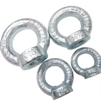 Harga yang bagus Mur Baut Mata Baja Karbon Tugas Berat DIN 582 Galvanis Cincin Angkat Vertikal on line