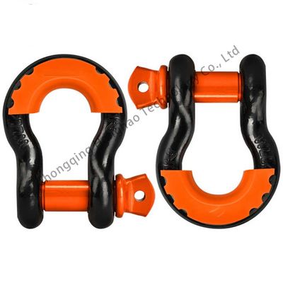 Harga yang bagus General Industry Bow Shackle Heavy Duty Ultimate Strength with Safety Bolt Pin on line