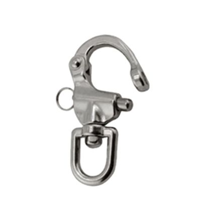 Harga yang bagus Silver Marine Quick Release Swivel Eye Snap Shackle for Smooth Lifting and Connecting on line