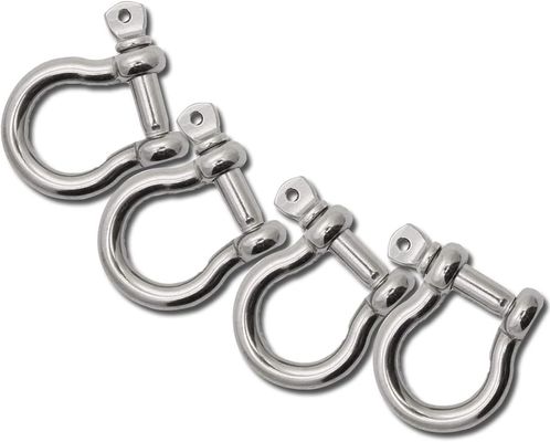 Harga yang bagus Polished Finish Stainless Steel Bow Shackle Perfect for Rigging Screw Applications on line