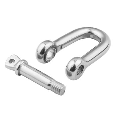 Harga yang bagus Polished stainless steel marine bolt type anchor shackle untuk kawat tali sling on line