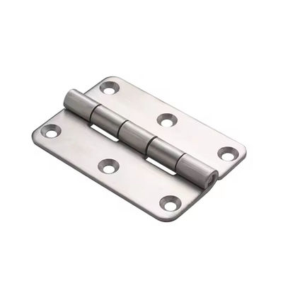 Harga yang bagus Silver Stainless Steel Closet Door Folding Butt Hinges for Home Furniture Hardware on line