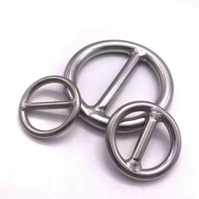 Harga yang bagus Polished Stainless Steel 304/316 Welded O Ring Round Ring Cross Bar O Ring for Marine on line