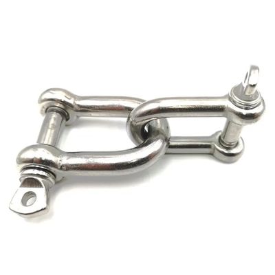 Harga yang bagus Kelas Laut Tipe Eropa Polished Stainless Steel 304/316 Screw Pin D Shackles on line