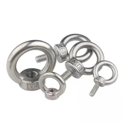 Harga yang bagus Baja tahan karat 316 / 304 Polish tinggi DIN582 Eye Nut untuk mengangkat Eye Bolt Galvanized on line
