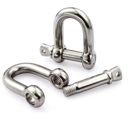 Harga yang bagus Boat Sailing Safety Marine Stainless Steel Shackle Pin Dee Bolt with Polished Finish on line
