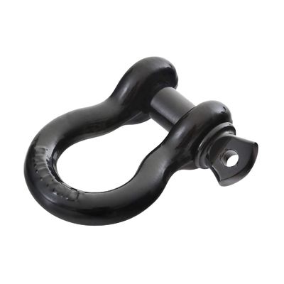 Harga yang bagus Black Bow Shackles untuk 4WD Offroad Galvanized D Ring Shackle Buckle on line