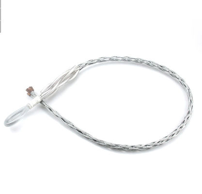 Harga yang bagus Wire Rope Cable Snake Pull Grips Without Link Standard in Silvery White with Flat Nail Clip on line