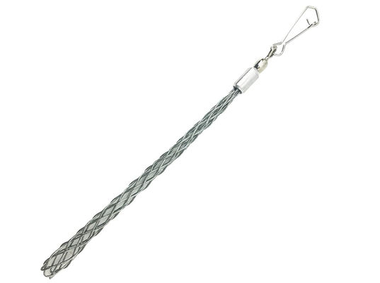 Harga yang bagus Cable Pulling Grip Lassos For 9-12mm Electrical Wire Long Steel Wire Mesh , Anti-slip Flexible Cable Sleeve on line
