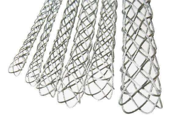 Harga yang bagus Cable Pulling Grip With 5mm Nut Flexible Eye Mesh Rope Cable Sock Kit Galvanizing Steel Antislip Pipe Cable Wire Pulling Grips Lassos 6 Set 4-25mm on line