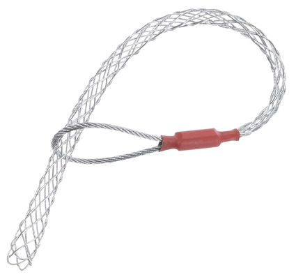 Harga yang bagus Galvanized Steel Wire Grip 30cm for 10-12mm Cable Red Customized Size Cable Pulling Grip on line