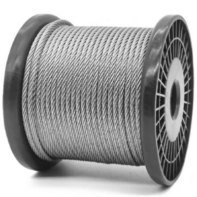 Harga yang bagus Kabel Inox AISI304 304L 316 316L Tali Kabel Baja 6x36SW IWRC 6x36SW FC Tali Kawat Baja Tahan Karat dengan Kandungan Si 1.0% on line