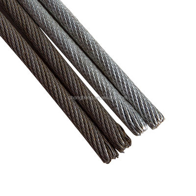 Harga yang bagus Ungalvanized 6*24 7FC Steel Wire Rope 200M/COIL Long-Lasting and Industrial-Grade Construction on line