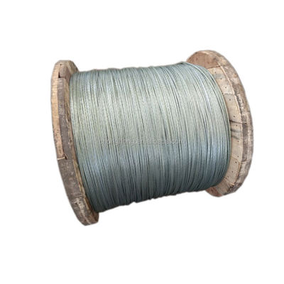 Harga yang bagus Konduktor Untai Kawat Baja Lapis Seng Konstruksi IEC 888 0.8mm-4.9mm on line