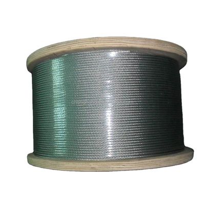 Harga yang bagus Customization Steel Grade Stainless Steel AISI304/316 1x7 1x19 1x37 Inox Cable 1mm 2mm 3mm 4mm 5mm 6mm 7mm Steel Cable Ropes on line