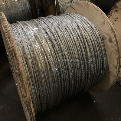 Harga yang bagus 6x19 Konstruksi Galvanized Steel Wire Rope 3-32mm Diameter untuk Angkat dan Aplikasi Laut on line