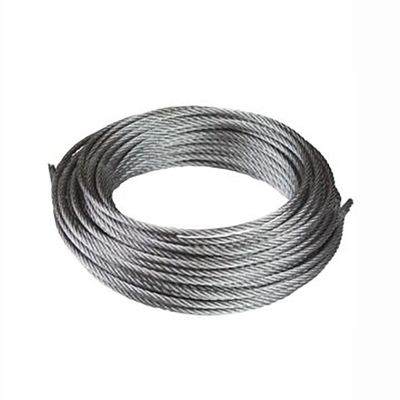 Harga yang bagus GB Standard 6*12 7FC 300m Coil Galvanized Steel Wire Rope for Bunding 5mm Diameter and 3mm-20mm Diameter on line
