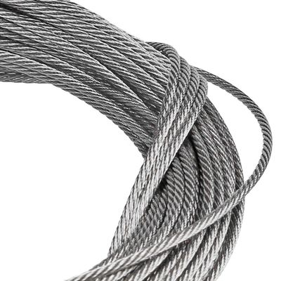 Harga yang bagus Gelas industri AISI 304 7x7 3mm Steel Wire Rope untuk tahan panas dan dingin on line
