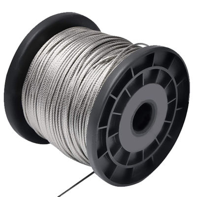 Harga yang bagus 7x19 Konstruksi baja tahan karat kawat tali untuk manufaktur kabel pesawat on line