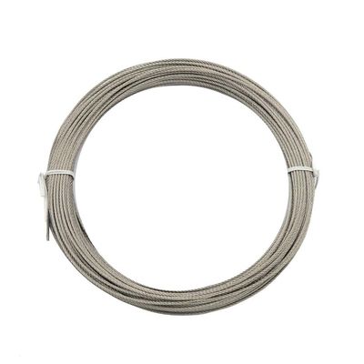 Harga yang bagus 316L Steel Grade 8mm 1x19 Inox Cable / Stainless Steel 304 316 Wire Rope for Tough Environments on line