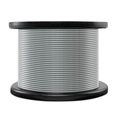 Harga yang bagus Tali Kawat Baja 7x7 PVC Dilapisi Tali Kawat Baja 1/8