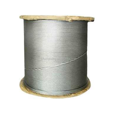 Harga yang bagus Ungalvanized 6x36 Steel Wire Rope 12mm to 44mm Diameter Suitable for Various Lifting Applications on line