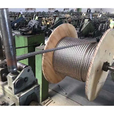 Harga yang bagus DIN/RR-W-401 6x12 7FC Tali Kawat Baja Tahan Karat Ss304 Ss316 Kabel Inox 3mm 6mm 8mm 12mm 18mm Kandungan Si % 1.0 Toleransi ±1% on line