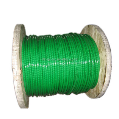 Harga yang bagus Keamanan Wire Rope stainless steel PVC Waterproof Coated untuk Layanan Pengolahan Lainnya dan Kekuatan Tarikan 1370-2160MPA on line