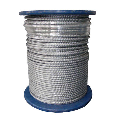Harga yang bagus Kekuatan Tarikan Tinggi Full Locked Coil Steel Wire Rope untuk Transportasi Penumpang Kabelway yang terbuat dari baja karbon galvanis on line