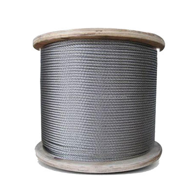 Harga yang bagus 6x37 IWR Galvanized atau Ungalvanized Steel Wire Rope untuk Cold Heading Special Steel Grade stainless steel on line