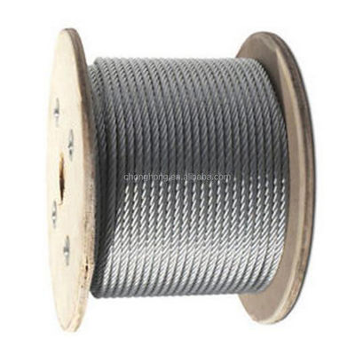 Harga yang bagus Kekuatan Tarikan Tinggi 6x37 1.5mm 2mm 3mm 6mm 4.5mm 6mm 28mm 32mm Stainless Steel 304/316 Wire Rope on line