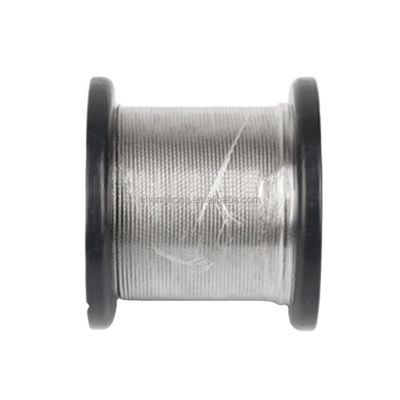 Harga yang bagus Kabel Baja Tahan Karat 6X36 SW IWRC 7x37 Tali Kawat Baja Tahan Karat 316 dengan Rasio Kekuatan-terhadap-Berat yang Sangat Baik on line