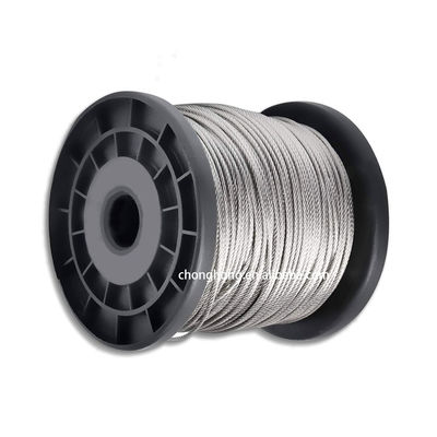 Harga yang bagus Steel Core/Fiber Core Wire Rope 1/16 untuk Pesawat Tension Galvanized Grade Rustless Steel on line