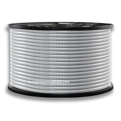 Harga yang bagus Tali Kawat Baja Cerah 6x19 6x36 6x41 8x36 6x36 Konstruksi Konstruksi 6x36 Inti Baja atau Inti Serat Cerah on line