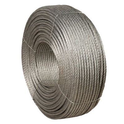 Harga yang bagus Layanan Pengolahan Kabel Baja 6x19 FC 10MM Ungalvanized Steel Wire Rope Steel untuk Memotong Tensile Baja Rustless on line
