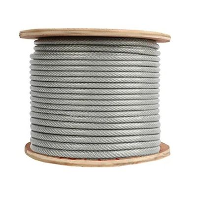 Harga yang bagus Besi khusus baja berurutan dingin Karbon tinggi Hot Dip Galvanized 7X7/7X19 Wire Rope dengan kekuatan tarik 1370-2160MPa on line