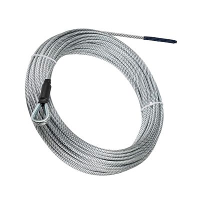 Harga yang bagus Non-Alloy 1x19 Galvanized Steel Wire Rope 1/16 Galvanized Aircraft Cable 100FT Toleransi lainnya on line