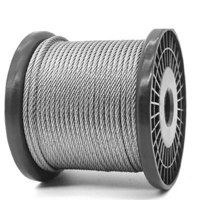 Harga yang bagus Galvanis Steel Wire Rope Kabel 1mm 1.5mm 1.2mm 3mm 6x7 IWS Sliver Galvanized Finish on line