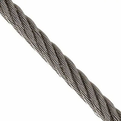 Harga yang bagus 6*36 Steel Wire Rope 13mm Electro Galvanized Steel Cable Toleransi ± 1% C Konten % 0,08 untuk penanganan bahan berat on line